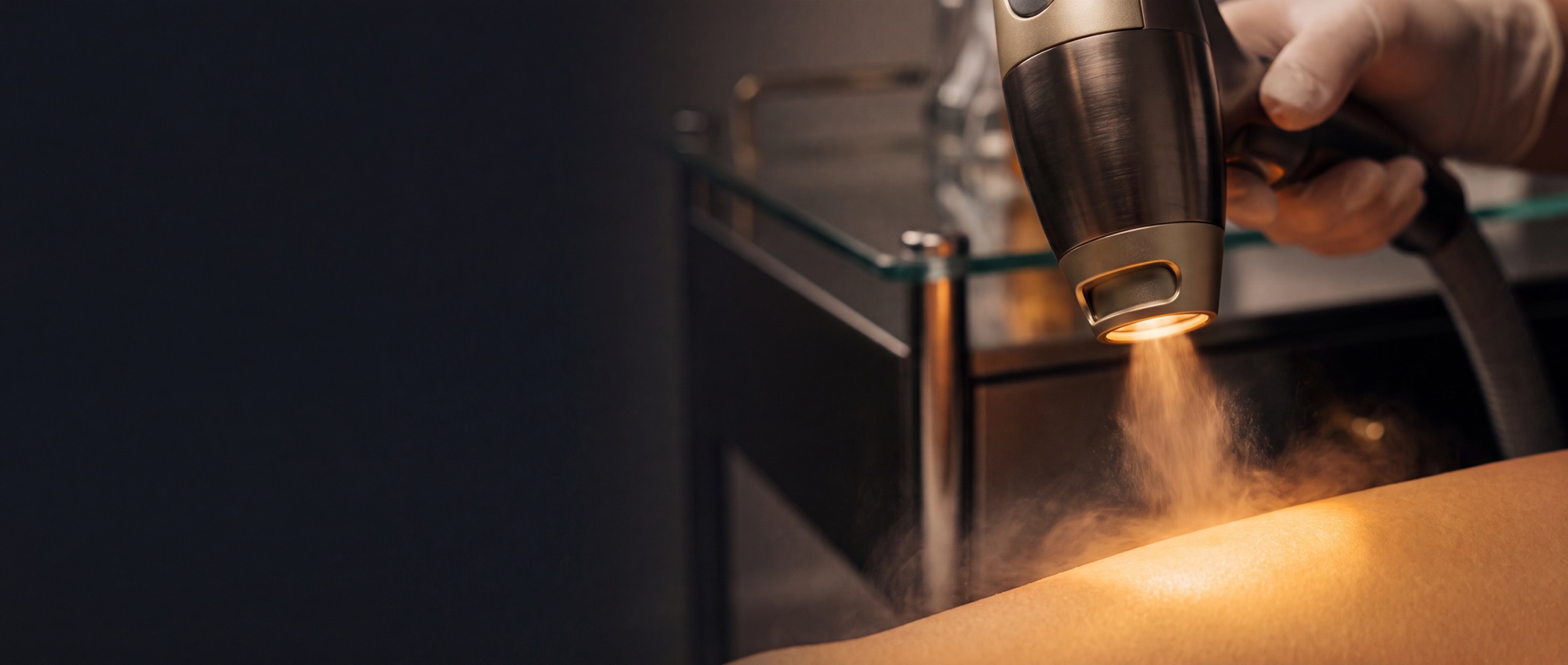 Laser device treatment at Gudgel Aesthetics